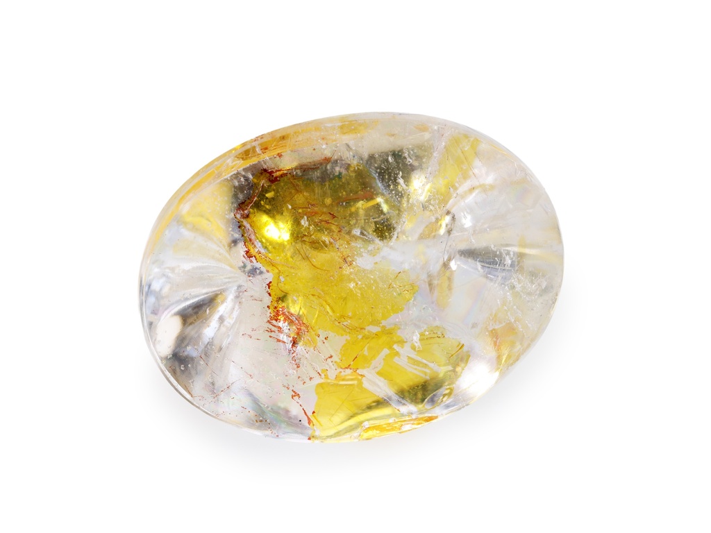 [QZVT2216X1] Hematoid Quartz 23x17.7mm Oval