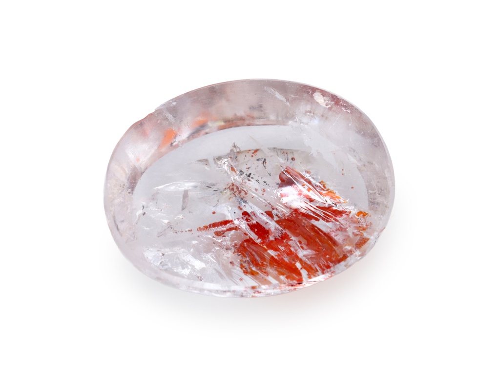 [QZVT1209X5] Hematoid Quartz 12.1x9.5mm Oval
