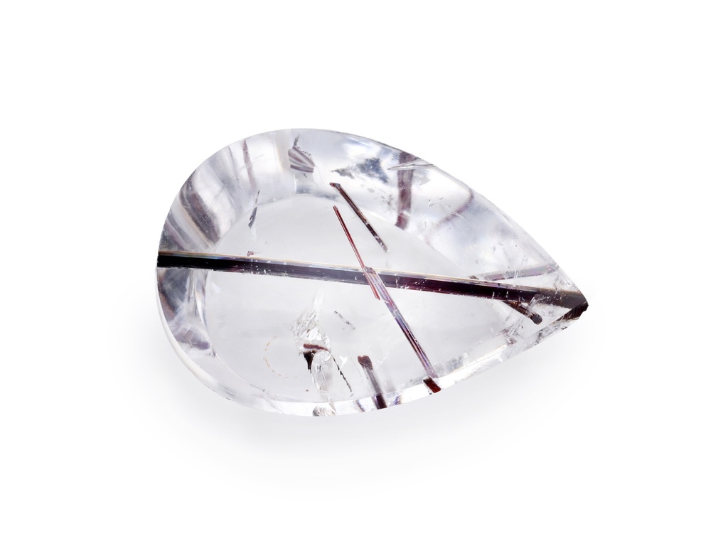 [QZPT1813X1] Rutilated Quartz 18.3x13.1mm Pear Shape