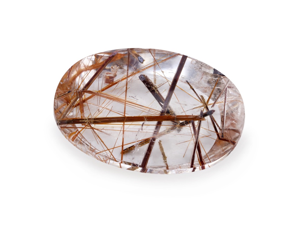 [QZVT2518X2] Rutilated Quartz 23.3x16.2mm Oval