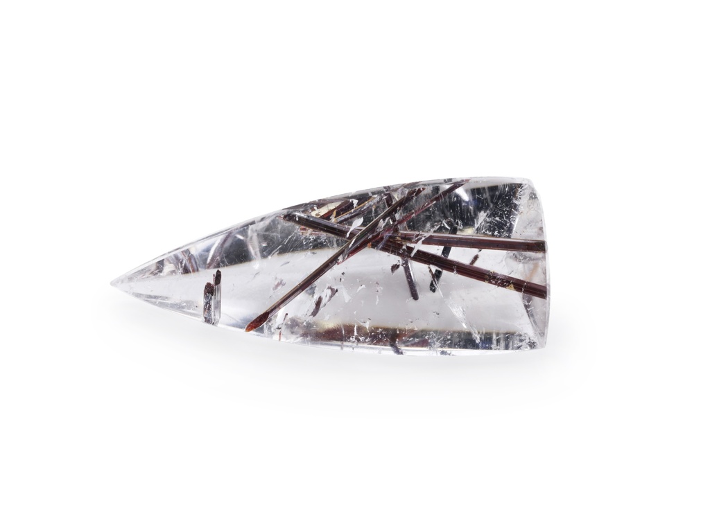 [QZTT2518X1] Rutilated Quartz 25.2x10.5mm Trilliant