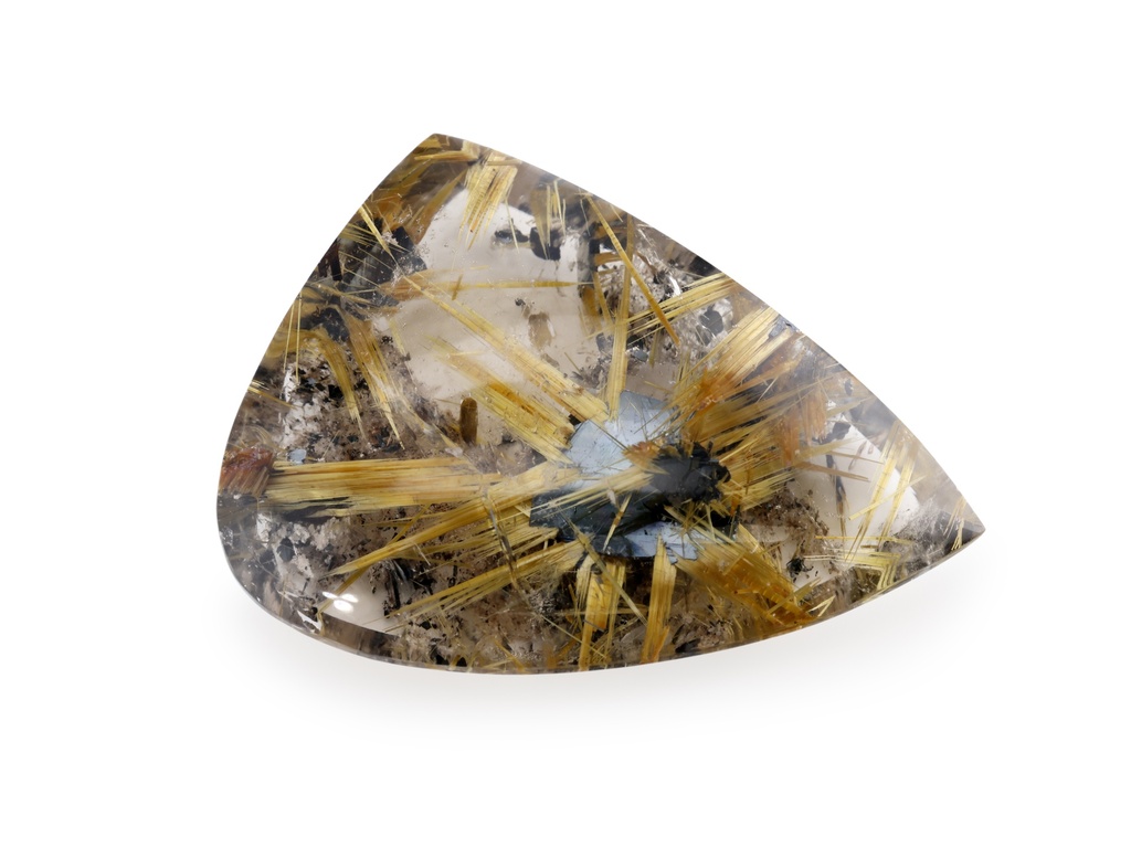 [QZFC4535X1] Rutilated Quartz 45x33mm Fancy