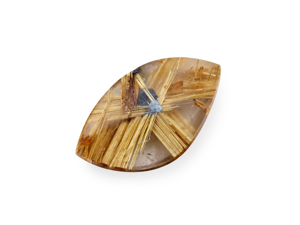 [QZFT2216X1] Rutilated Quartz 22x13mm Fancy