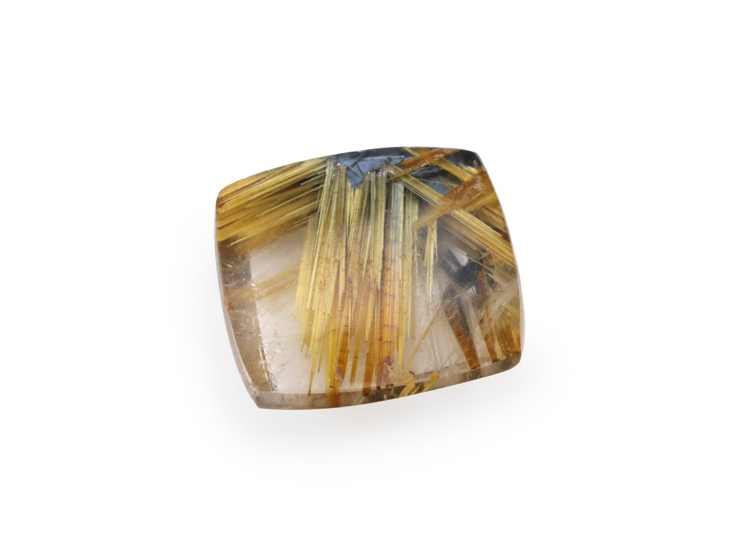[QZAT1008X1] Rutilated Quartz 10.2x9.2mm Cushion