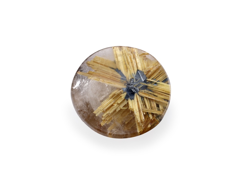 [QZRT1600X1] Rutilated Quartz 16mm Round