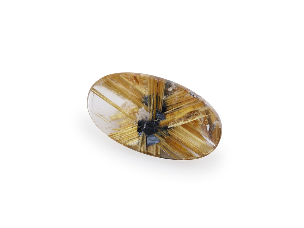 [QZVT1306X3] Rutilated Quartz 13x7.4mm Oval