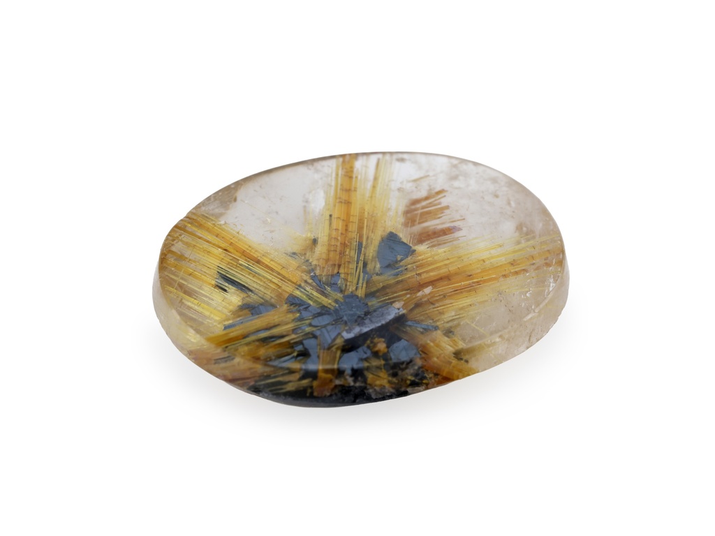 [QZVT1705X2] Rutilated Quartz 17.5x12.8mm Oval