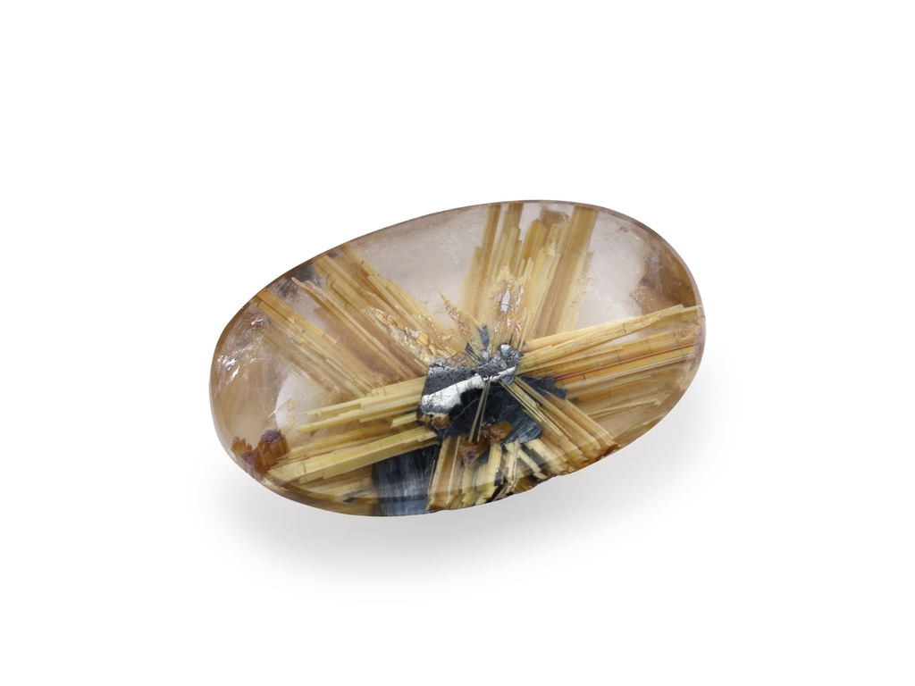[QZVT1705X3] Rutilated Quartz 17x10.5mm Oval