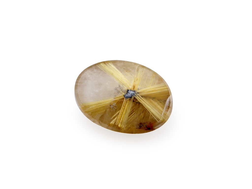 [QZVT1109X8] Rutilated Quartz 10.5x7.9mm Oval