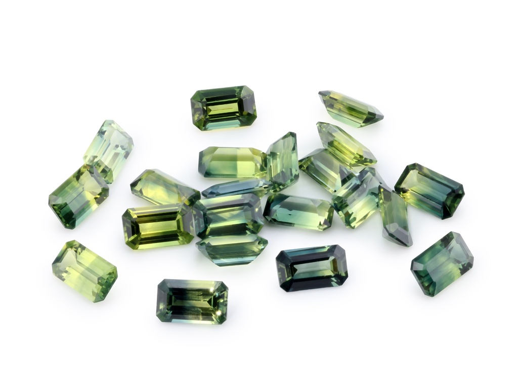 [SMOS0503] Parti Sapphire 5x3mm Emerald Cut