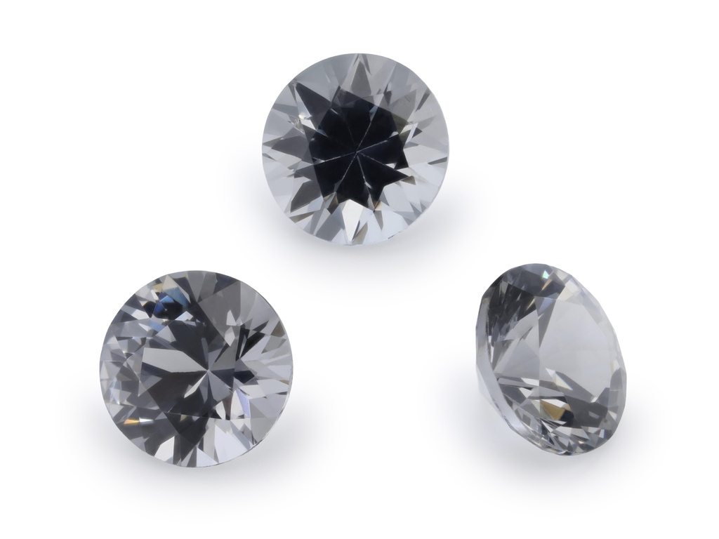 [LGRB0400P1] Spinel 4.00mm Round Light Grey