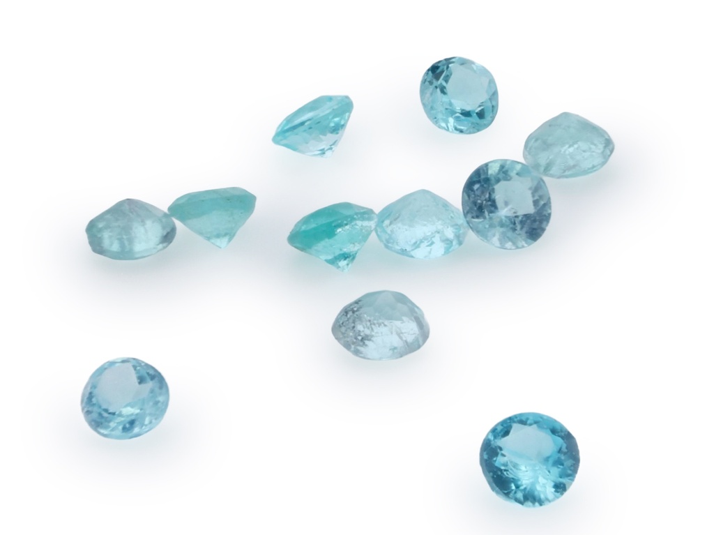 [UBRB0125P1] Blue Tourmaline 1.25mm Round