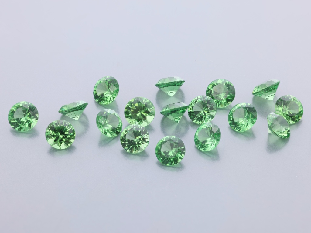 [GTRB0350] Tsavorite Garnet 3.50mm Round Mid Green