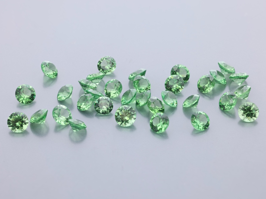 [GTRB0275P1] Tsavorite Garnet 2.75mm Round Mid Green