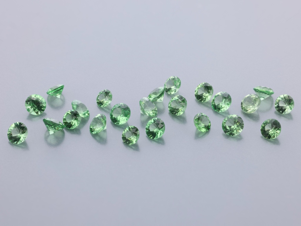 [GTRB0200P1] Tsavorite Garnet 2.00mm Round Mid Green