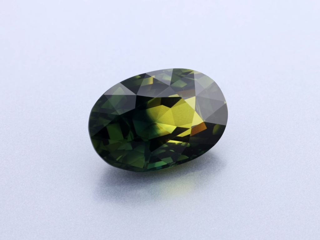 [SMVB1107X1] Parti Sapphire 11.15x7.57mm Oval