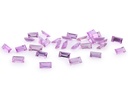Pink Sapphire 4x2mm +/- Baguette