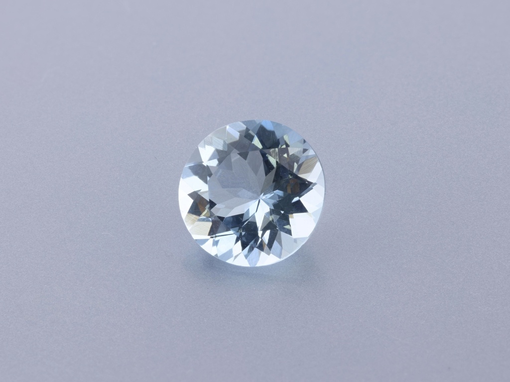 [BARB0800] Aquamarine 8.00mm Round Dark Blue