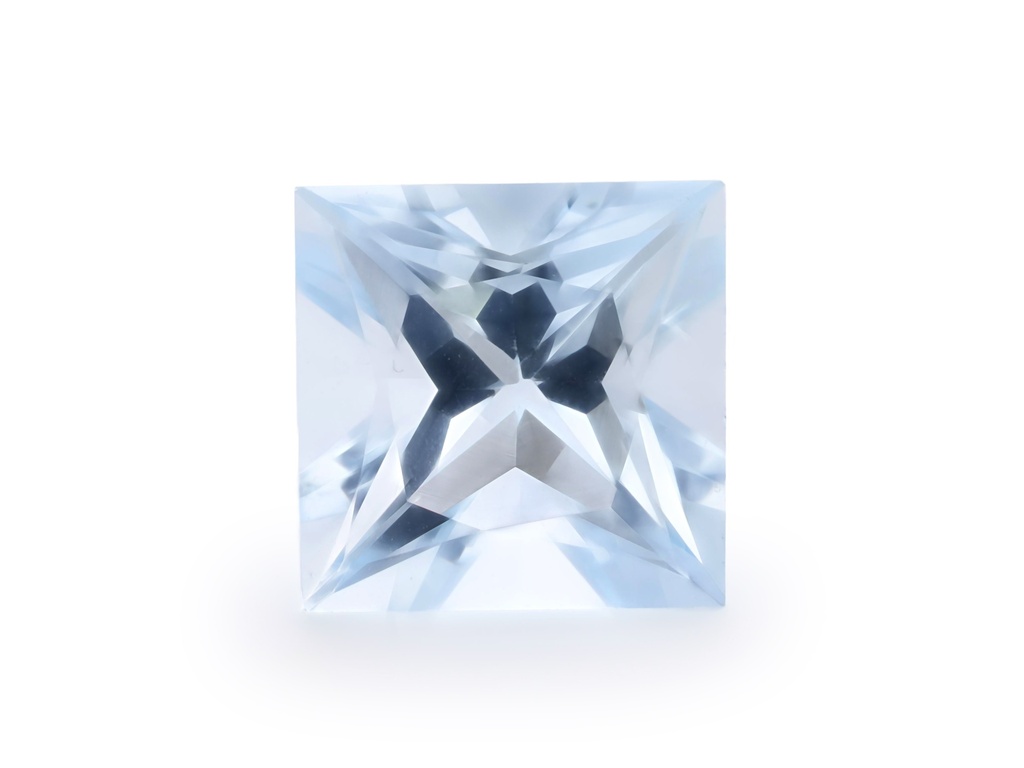 [BAQP0800X3] Aquamarine 8.15x8.10mm Princess Cut
