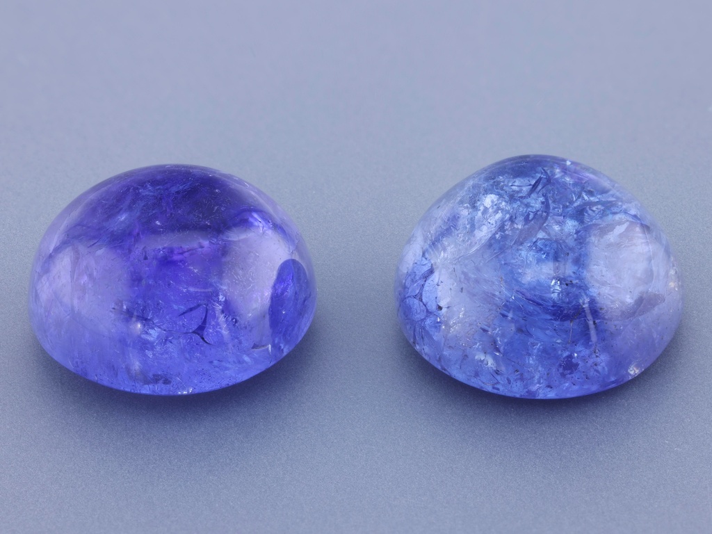 [TZRC1000] Tanzanite 10mm Round Cabochon