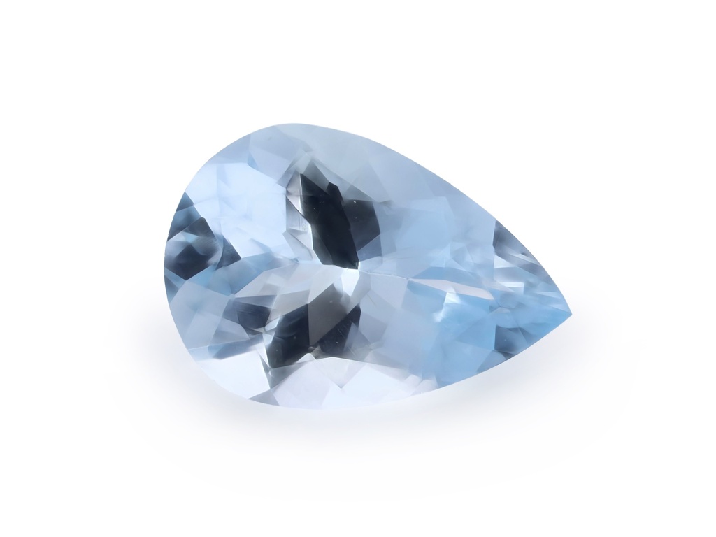 [BAPB1007X1] Aquamarine 10.21x7.02mm Pear Shape Blue