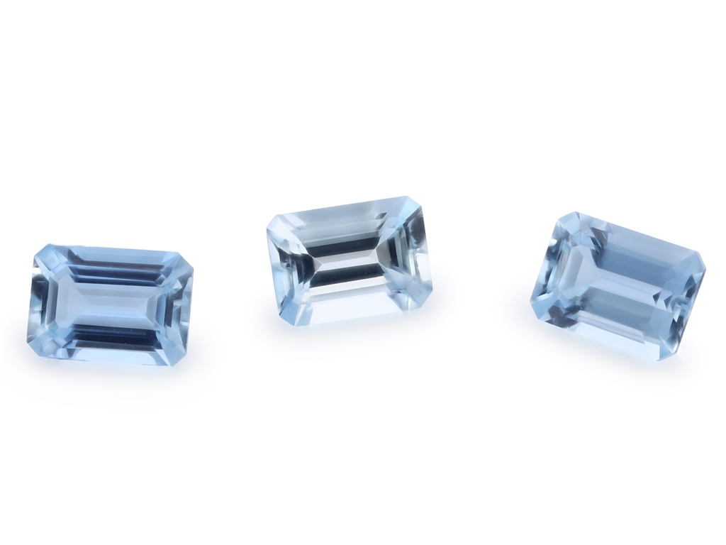 [BAOS0705] Aquamarine 7x5mm Emerald Cut