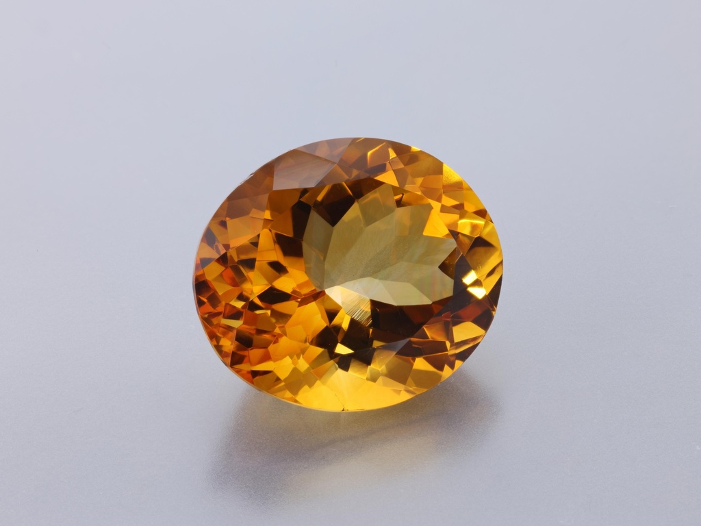 [QCVB1412X1] Citrine 14x12mm Oval