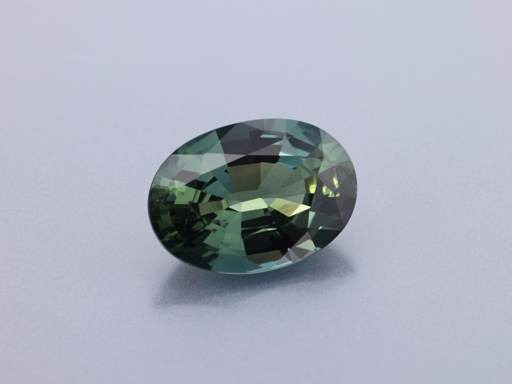 [SGVB0806X1] Green Sapphire 8.53x6.03mm Oval