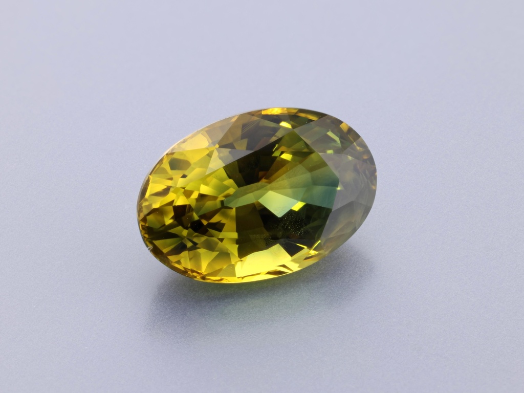 [SMVB0906X1] Parti Sapphire 9.47x6.32mm Oval