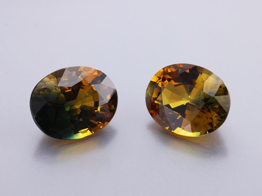 [SPVB0806P1] Parti Sapphire 8x7mm Oval