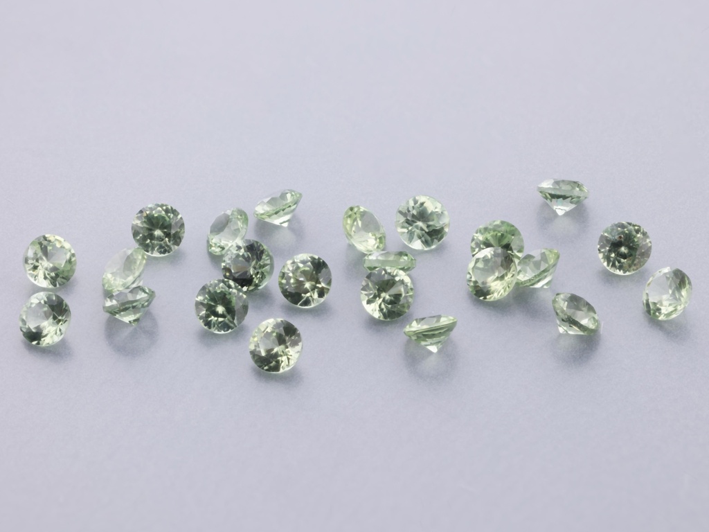 [SGRB0200] Beryllium Treated Sapphire 2.00mm Round Light Green