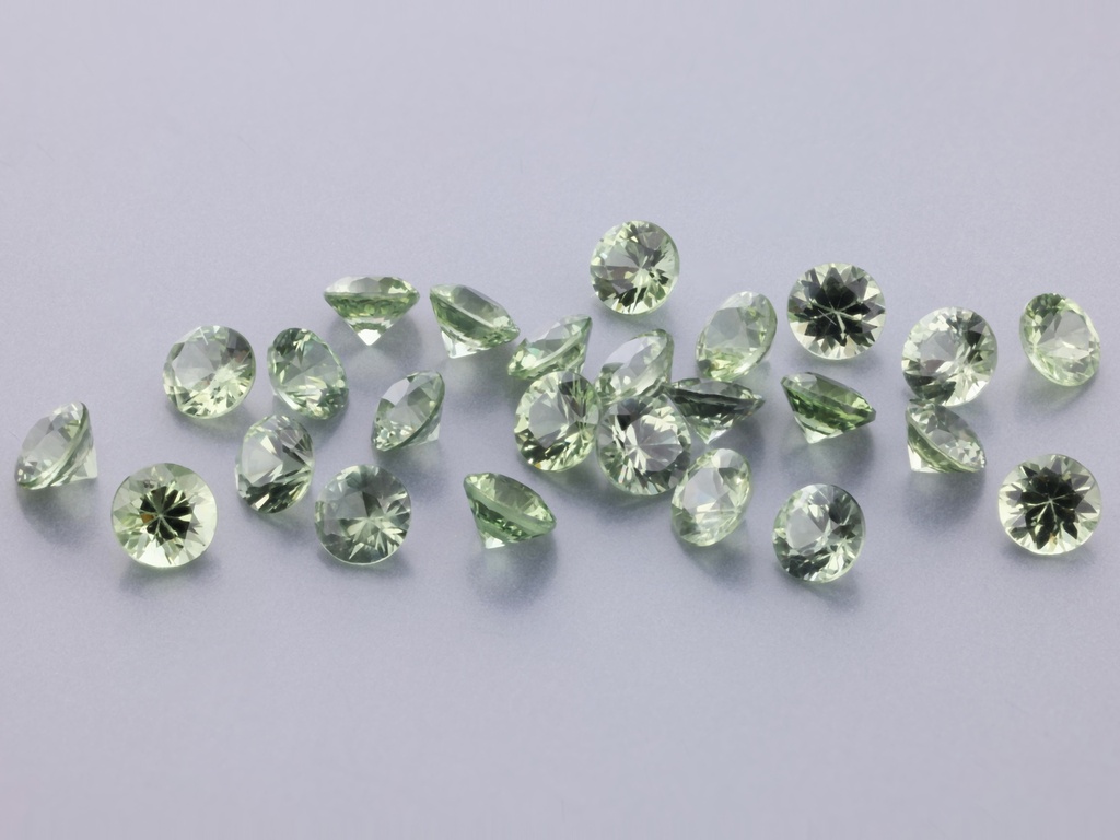 [SGRB0275] Beryllium Treated Sapphire 2.75mm Round Light Green
