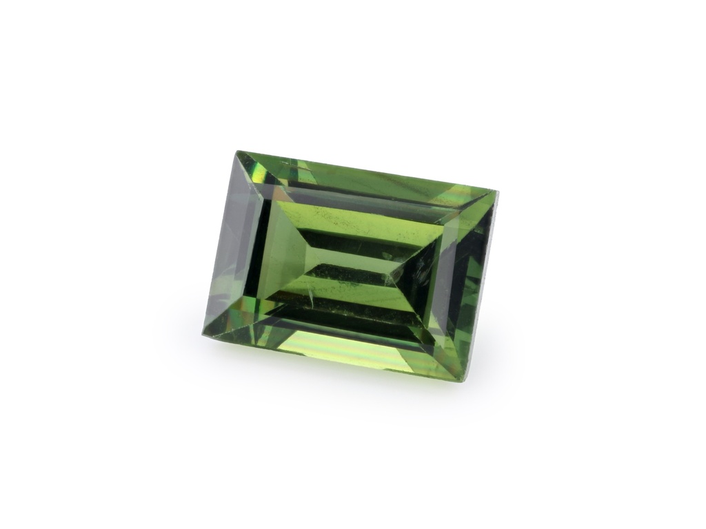 [SGBS0605X1] Green Sapphire 6.59x4.77mm Baguette