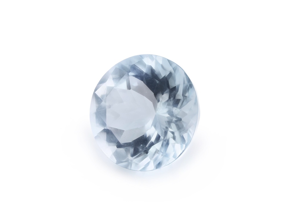 [BARB0750X2] Aquamarine 7.60mm Round Mid Blue