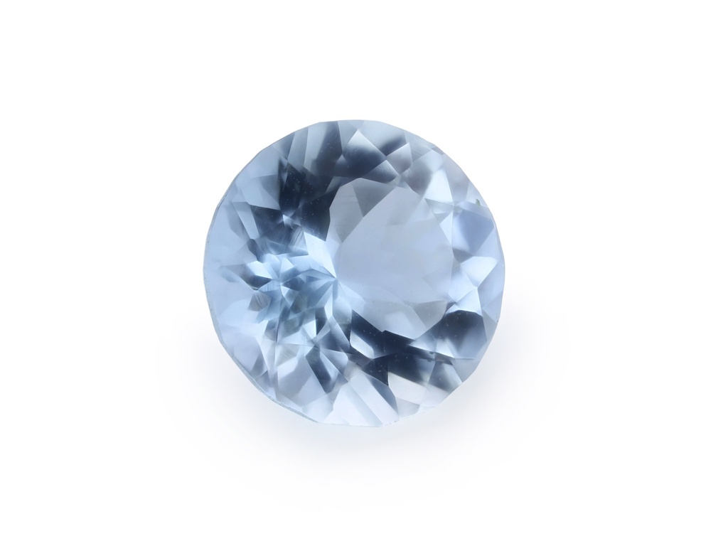 [BARB0775X1] Aquamarine 7.70mm Round Dark Blue