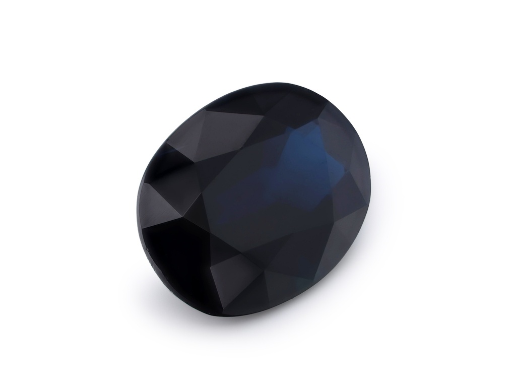 [SAVB0907X1] Australian Sapphire 9.1x7mm Oval Dark Blue