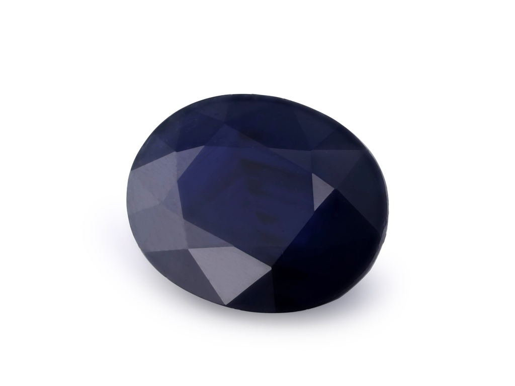 [SAVB0907X10] Australian Sapphire 8.9x7mm Oval Dark Blue