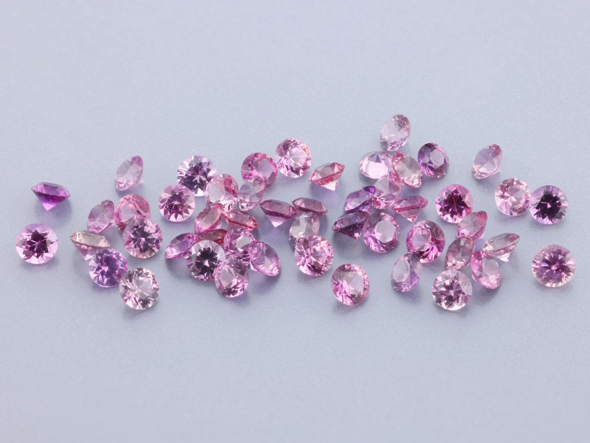 [SPRB0225P1] Pink Sapphire 2.25mm Round Mixed Pink