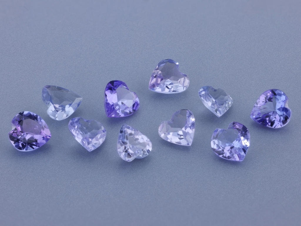 [TZHB0400] Tanzanite 4.00mm Heart Shape