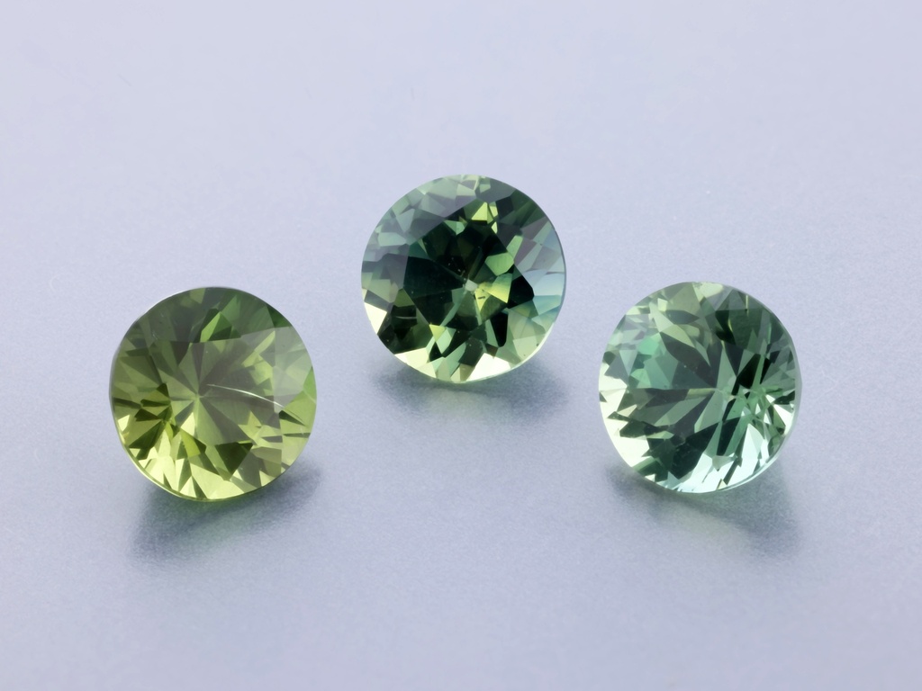 [SGR0500] Green Sapphire 5.00mm Round
