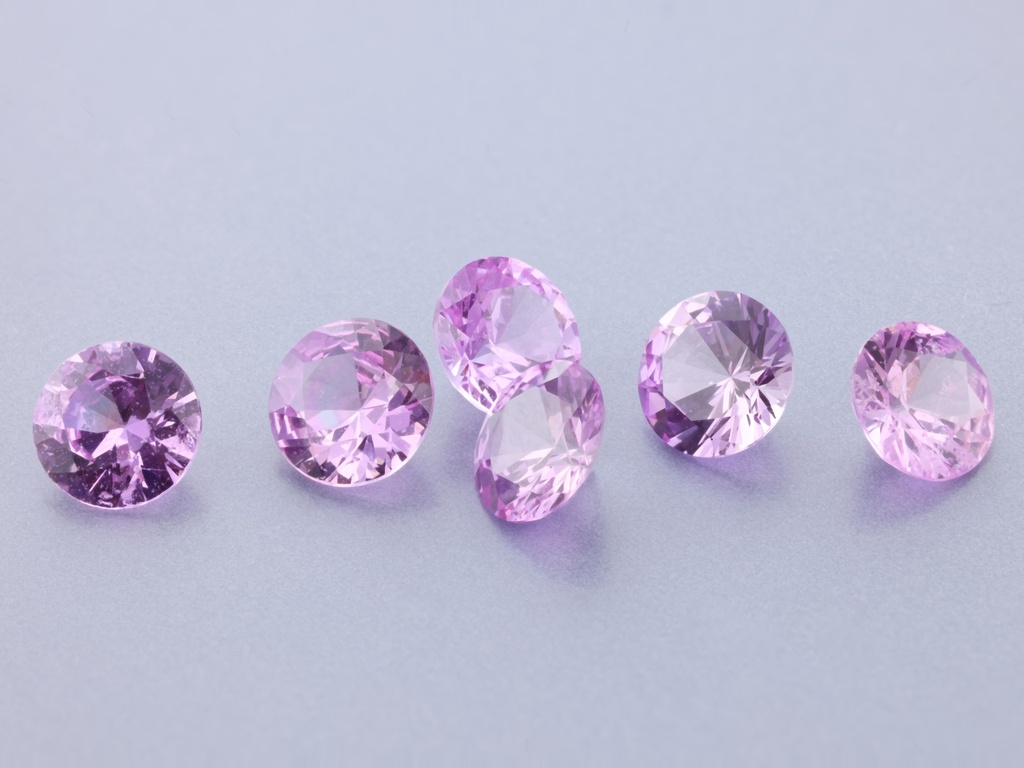 [SPRB0450] Pink Sapphire 4.50mm Round Mid