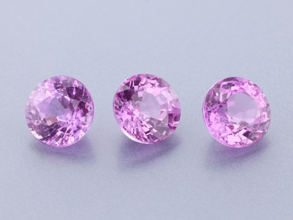 [SPRB0500] Pink Sapphire 5.00mm Round Mid