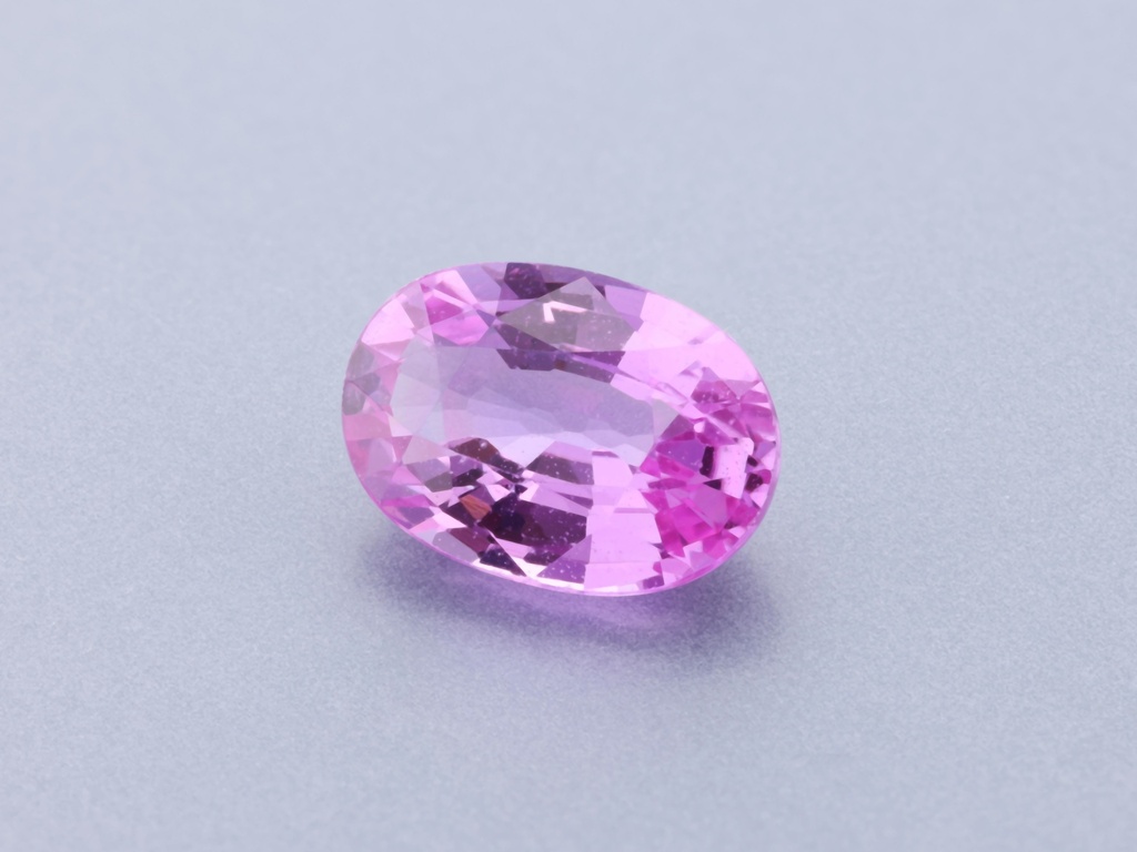 [SPVB0705X10] Pink Sapphire 6.9x5mm Oval Mid