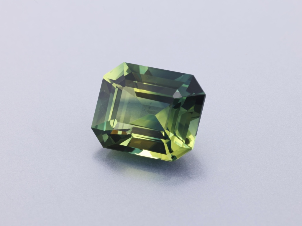 [SMOS0705X14] Parti Sapphire 6.60 x 5.50 x 3.69mm Emerald Cut