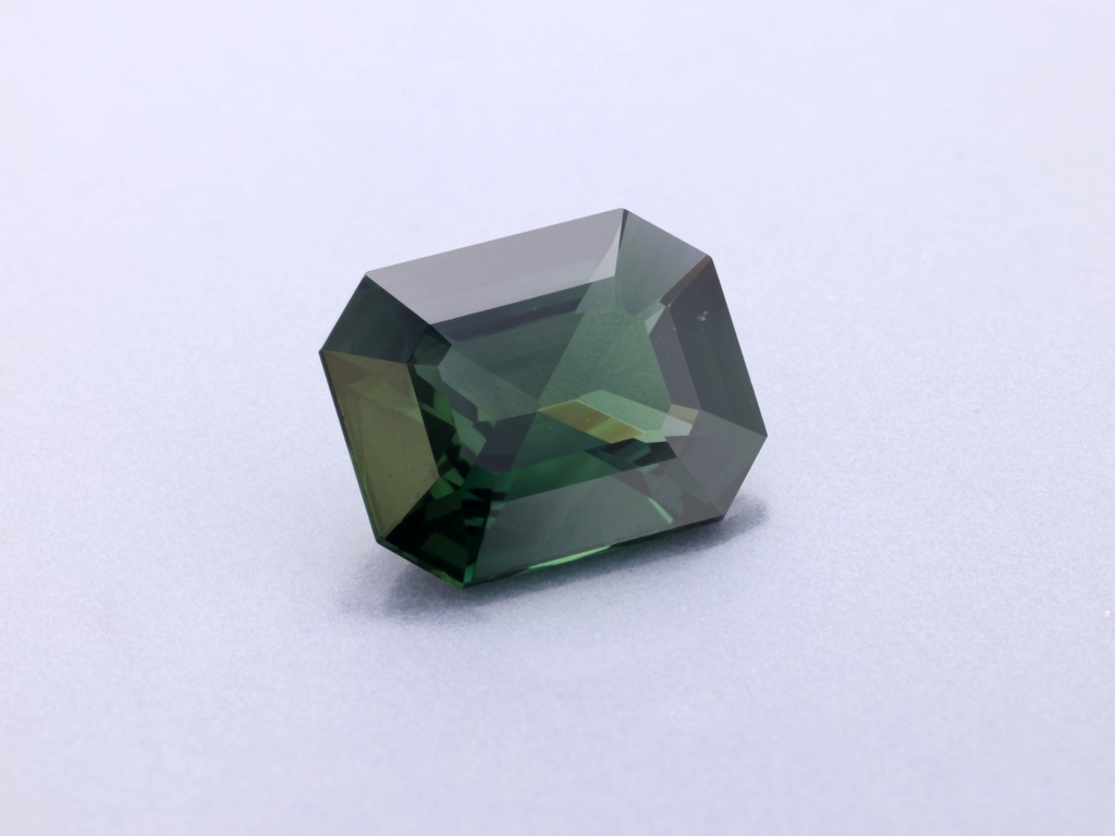 [SMOS0705X15] Parti Sapphire 6.87 x 5.52 x 2.92mm Emerald Cut