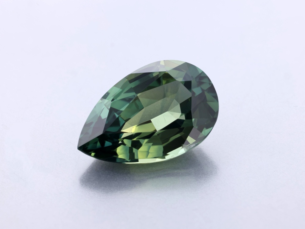 [SMPB0906X1] Parti Sapphire 8.78 x 5.70x 3.77mm Pear Shape