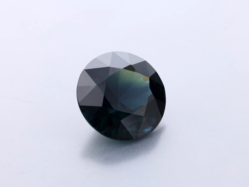 [SMRB0800X2] Parti/Teal Sapphire 8.17mm (4.82mm Deep) Round