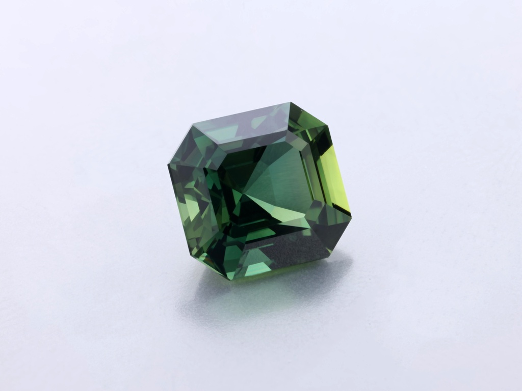 [SMOS0700X1] Parti Sapphire 6.85 x 6.53 x 4.52mm Square Emerald Cut
