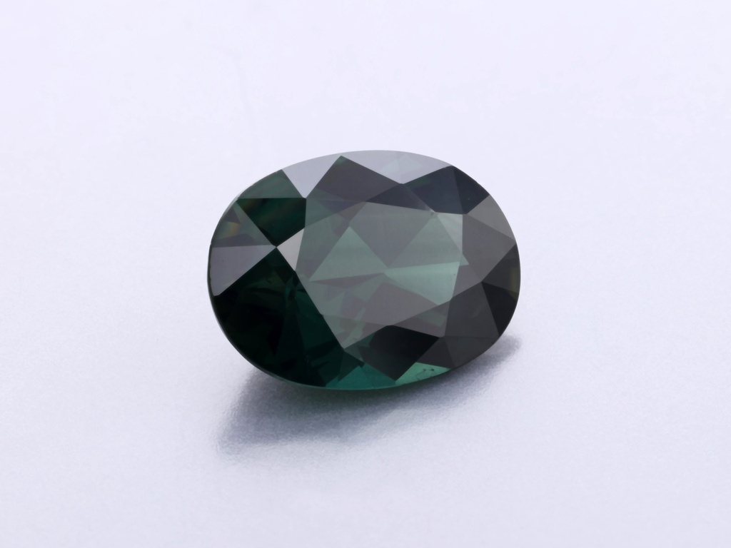[SGVB0806X3] Australian Green Sapphire 8 x 5.9 x3.4mm Oval