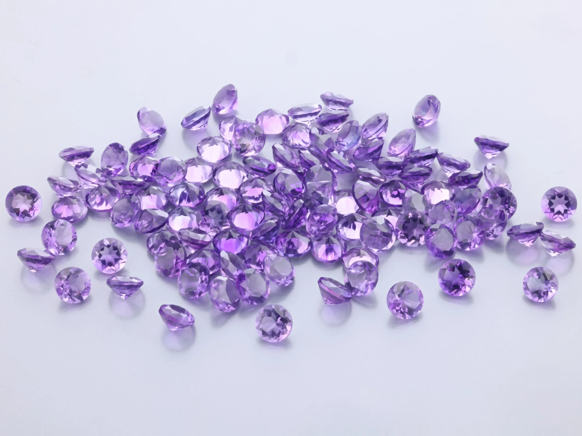 [QARB0350D] Amethyst 3.50mm Round Dark